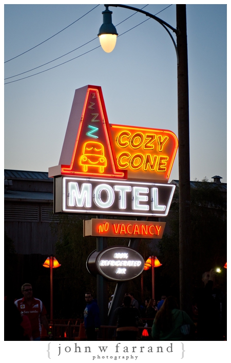 Cozy Cone Motel Sign - Cars Land