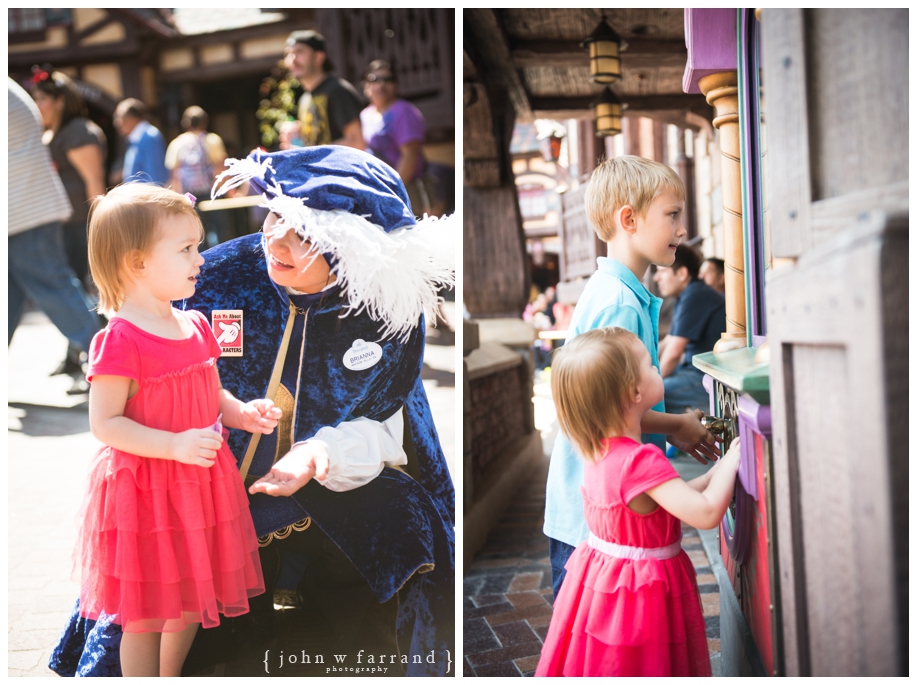 Disneyland Family Photographer - Exploring Fantasy Faire.